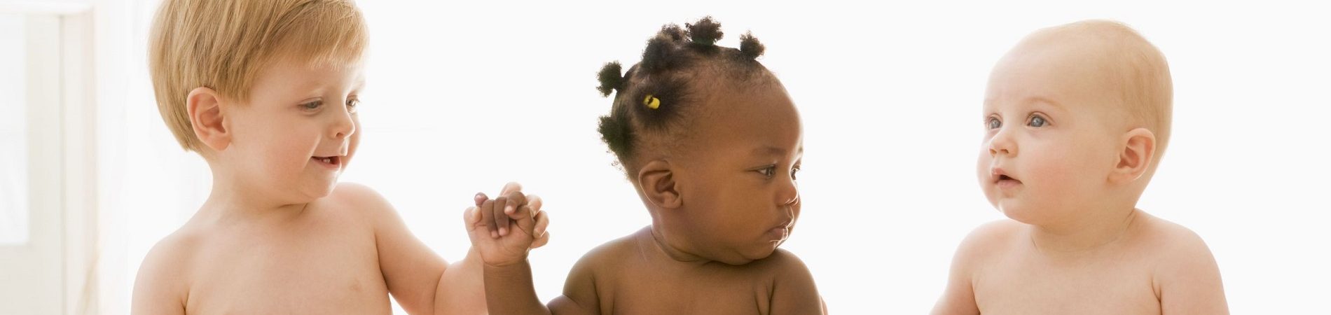 Fertility - illustrated by 3 babies. Acupuncture may help with infertility - try Worcester Acupuncture